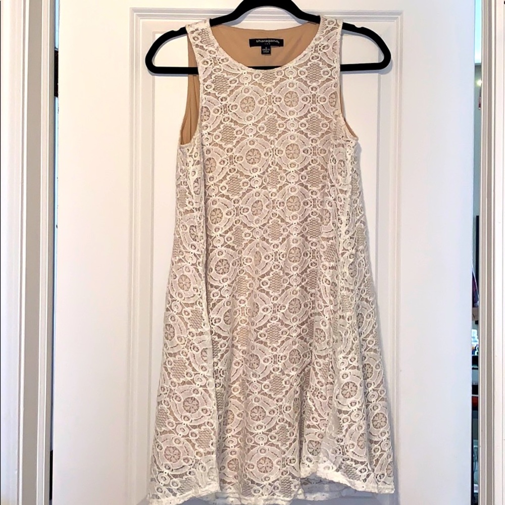 Lined Sleeveless Lace Dress